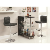 Coaster Furniture 101063 Contemporary Black Bar Unit