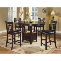 Coaster Furniture 102888 Lavon Oval Counter Height Table Espresso