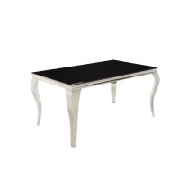 Coaster 105071 Carone Contemporary Rectangular Dining Table in Black