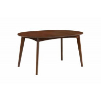 Coaster Furniture 105361 Malone Oval Dining Table Dark Walnut