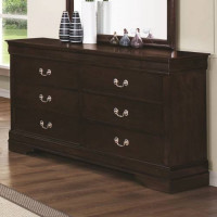 Coaster Furniture Louis Philippe Master Bedroom Dresser in Cappuccino 202413