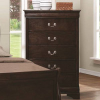 Coaster Furniture Louis Philippe Master Bedroom Chest in Cappuccino 202415
