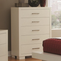 Coaster Furniture Jessica Master Bedroom Chest in White 202995