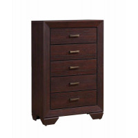 Coaster 204395 Fenbrook Transitional Five Drawer Chest of Drawers in Dark Cocoa