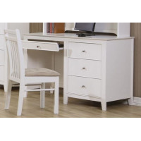 Coaster Furniture 400237 Selena 3-drawer Computer Desk Storage Buttermilk