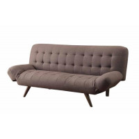 Coaster Furniture 500041 Janet Tufted Sofa Bed with Adjustable Armrest Milk Grey