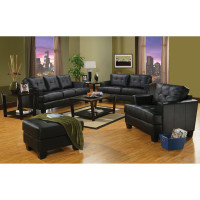 Coaster Furniture 501681 Samuel Upholstered Tufted Sofa Black