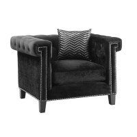 Coaster Furniture 505819 Reventlow Tufted Chair Black