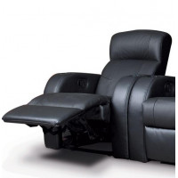 Coaster Furniture 600001 Cyrus Home Theater Upholstered Recliner Black