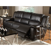 Coaster Furniture 601061 Lee Pillow Arm Motion Sofa Black