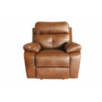 Coaster Furniture 601693 Damiano Upholstered Glider Recliner Tri-tone Brown