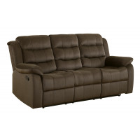Coaster Furniture 601881 Rodman Pillow Top Arm Motion Sofa Olive Brown