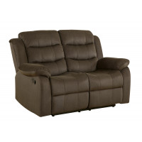 Coaster Furniture 601882 Rodman Pillow Top Arm Motion Loveseat Olive Brown