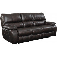 Coaster Furniture 601931 Willemse Motion Sofa with Drop-down Table Dark Brown