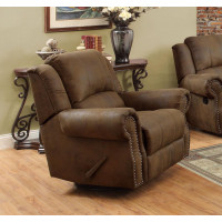 Coaster Furniture 650153 Sir Rawlinson Swivel Rocker Recliner Buckskin Brown