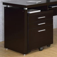 Coaster Furniture 800894 Skylar 3-drawer Mobile File Cabinet Cappuccino