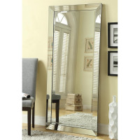 Coaster Furniture 901813 Rectangular Floor Mirror Silver