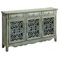 Coaster Furniture 950357 3-door Accent Cabinet Antique Green