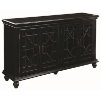 Coaster Furniture 950639 4-door Accent Cabinet Black