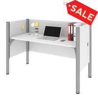 Bestar 100871C-17 Pro-Biz Simple Workstation in White
