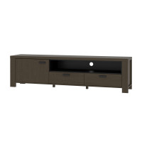 Bestar 102200-000029 Perse 76W TV Stand in smoky grey