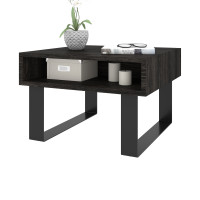 Bestar 104162-000022 Lyra 24W End Table in black oak