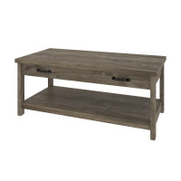 Bestar 104163-000111 Isida 44W Coffee Table in brown oak