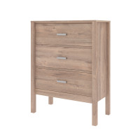 Bestar 106251-000009 Capella 39W Dresser in rustic brown