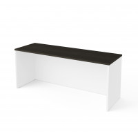 Bestar 110611-1117 Pro-Concept Plus Credenza in White & Deep Grey