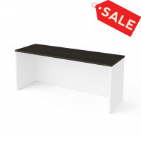 Bestar 110611-1117 Pro-Concept Plus Credenza in White & Deep Grey