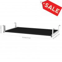Bestar 110830-1118 Pro-Concept Plus Keyboard Shelf in Black