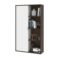 Bestar 114700-000052 Aquarius 36W Storage Unit with 8 Cubbies in antigua & white