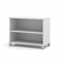 Bestar 120160-1117 Pro-Linea 2-Shelf Bookcase in White