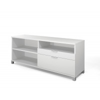 Bestar 120610-1117 Pro-Linea Credenza in White