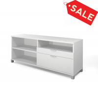 Bestar 120610-1117 Pro-Linea Credenza in White