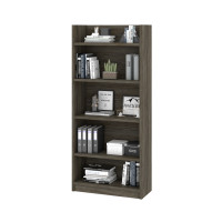 Bestar 120700-000035 Pro-Linea 30W Standard bookcase in walnut grey