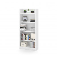 Bestar 120700-1117 Pro-Linea Bookcase in White