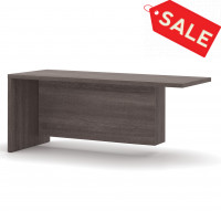 Bestar 120810-1147 Pro-Linea Return Table in Bark Grey