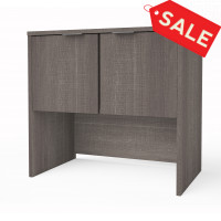 Bestar 160520-1147 i3 Plus Hutch in Bark Gray