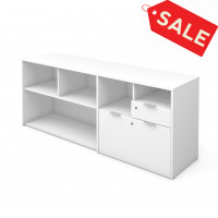 Bestar 160610-1117 i3 Plus Credenza in White