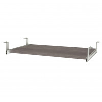 Bestar 160830-1147 i3 Plus Keyboard Shelf in Bark Gray