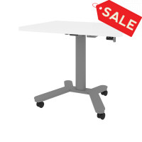 Bestar 165856-000017 Universel 36W x 24D Small Standing Desk in white