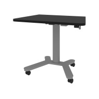 Bestar 165856-000018 Universel 36W x 24D Small Standing Desk in black