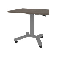 Bestar 165856-000047 Universel 36W x 24D Small Standing Desk in bark grey