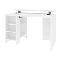 Bestar 169400-000017 Electra 48W Gaming Desk in white