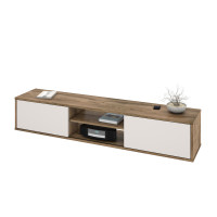 Bestar 22200-000009 Fom Tv Stand in Rustic Brown & Sandstone