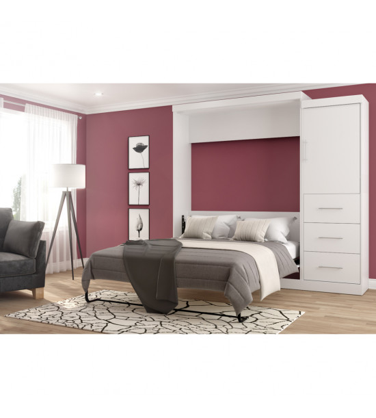 Bestar 25882 47 Nebula 90 Queen Wall Bed Kit In Bark Gray - Nebula 90 Queen Wall Bed Kit Bestar 25882 47 Nebula 90 Queen Wall Bed Kit In Bark Gray - Nebula 90 Queen Wall Bed Kit