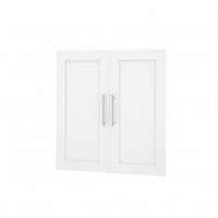 Bestar 26166-000017 Pur 2-door Set for 36" Storage Unit in White