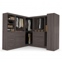 Bestar 26858-47 Pur By 100" Storage Kit in Bark Gray