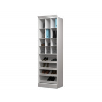 Bestar 40164-17 Versatile 25" Cubby Storage Unit in White